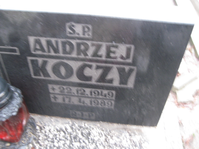 Andrzej Koczy 1949 Mysłowice NSPJ - Grobonet - Wyszukiwarka osób pochowanych