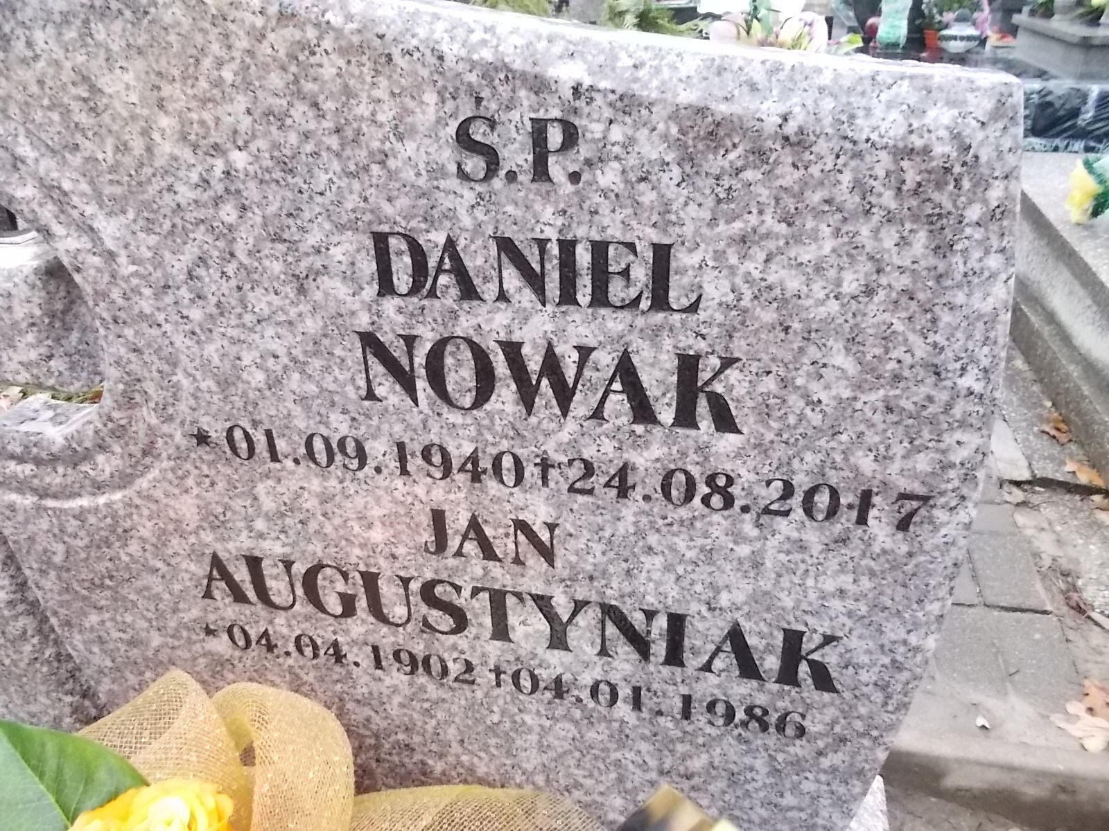 Daniel Nowak 1940 Mysłowice NSPJ - Grobonet - Wyszukiwarka osób pochowanych