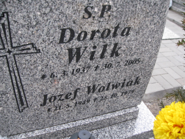 Józef Wolwiak 1949 Mysłowice NSPJ - Grobonet - Wyszukiwarka osób pochowanych