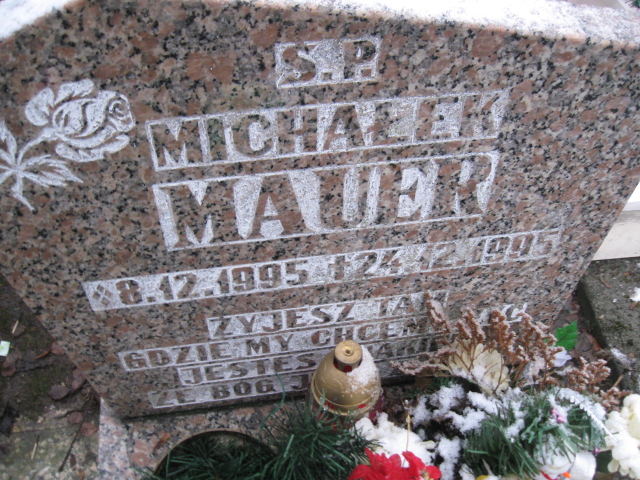 Michał Mauer 1995 Mysłowice NSPJ - Grobonet - Wyszukiwarka osób pochowanych