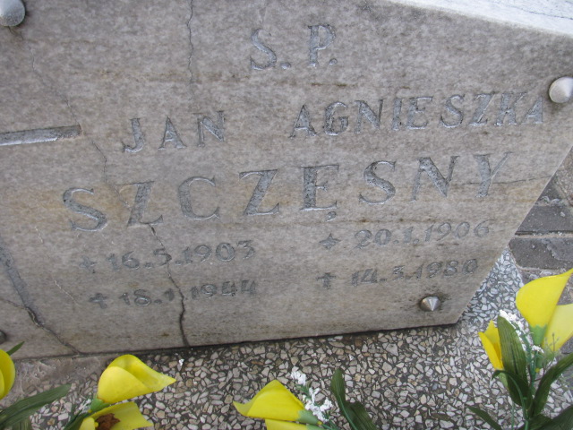 Jan Szczęsny 1903 Mysłowice NSPJ - Grobonet - Wyszukiwarka osób pochowanych