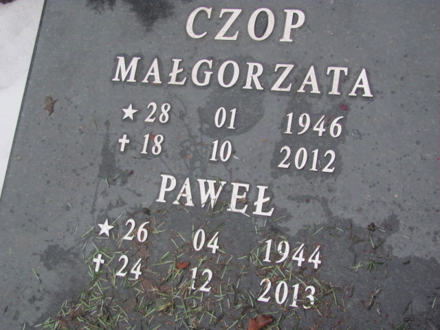 Paweł Czop 1944 Mysłowice NSPJ - Grobonet - Wyszukiwarka osób pochowanych