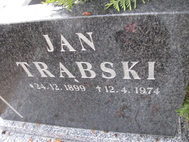 Jan Trąbski 1899 Mysłowice NSPJ - Grobonet - Wyszukiwarka osób pochowanych