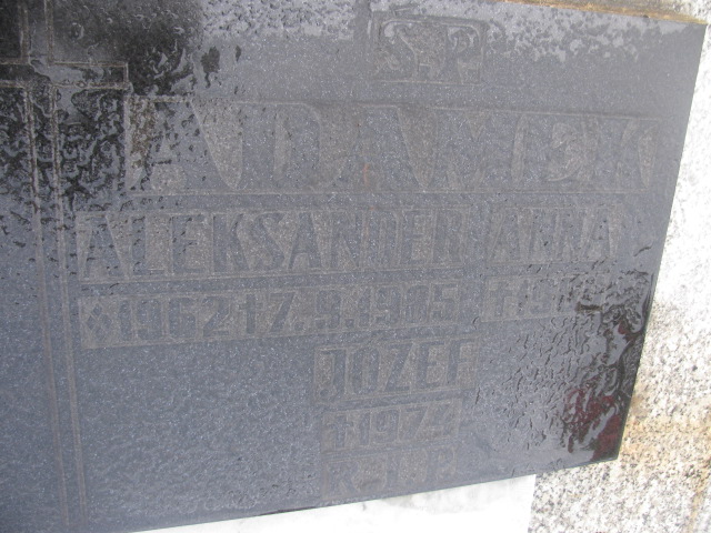 Józef Adamek Mysłowice NSPJ - Grobonet - Wyszukiwarka osób pochowanych