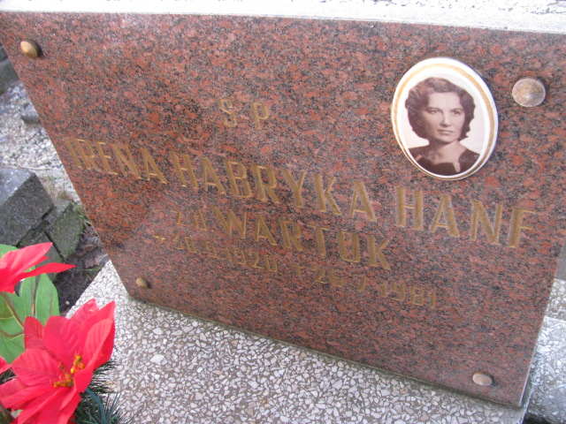 Irena Habryka Hanf 1920 Mysłowice NSPJ - Grobonet - Wyszukiwarka osób pochowanych