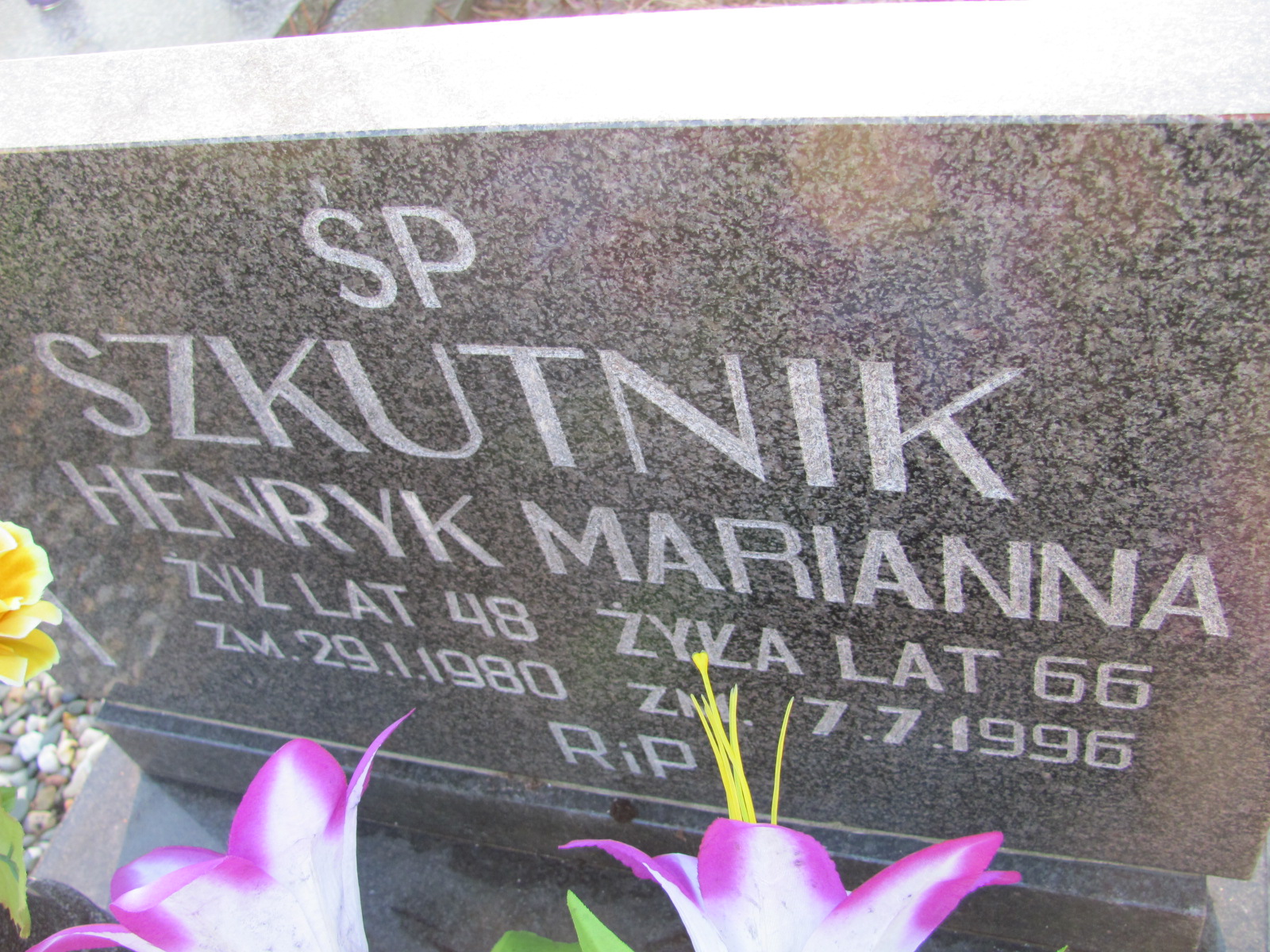 Henryk Szkutnik Mysłowice NSPJ - Grobonet - Wyszukiwarka osób pochowanych