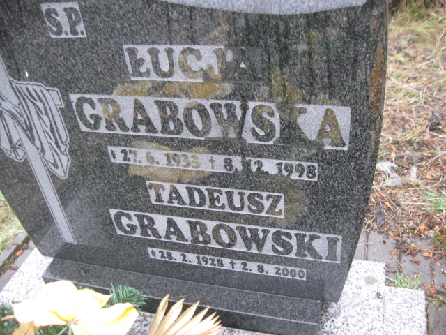 Łucja Grabowska 1933 Mysłowice NSPJ - Grobonet - Wyszukiwarka osób pochowanych