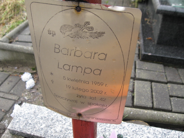  Lampa 1959 Mysłowice NSPJ - Grobonet - Wyszukiwarka osób pochowanych