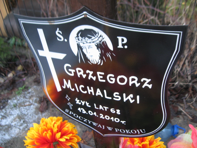 Grzegorz Michalski Mysłowice NSPJ - Grobonet - Wyszukiwarka osób pochowanych