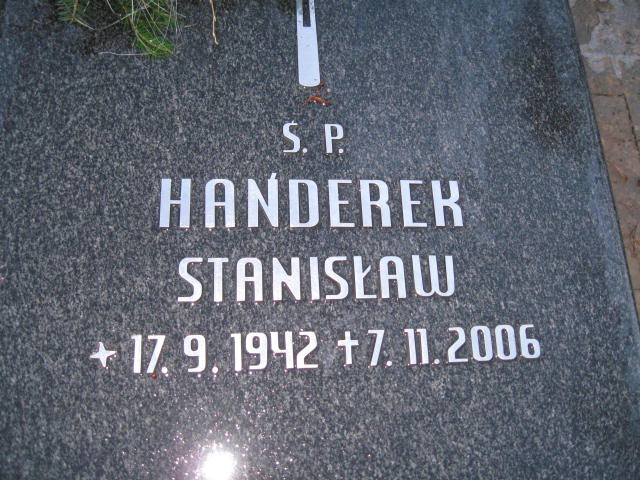 Stanisław Handerek 1942 Mysłowice parafialny NSPJ - Grobonet - Wyszukiwarka osób pochowanych