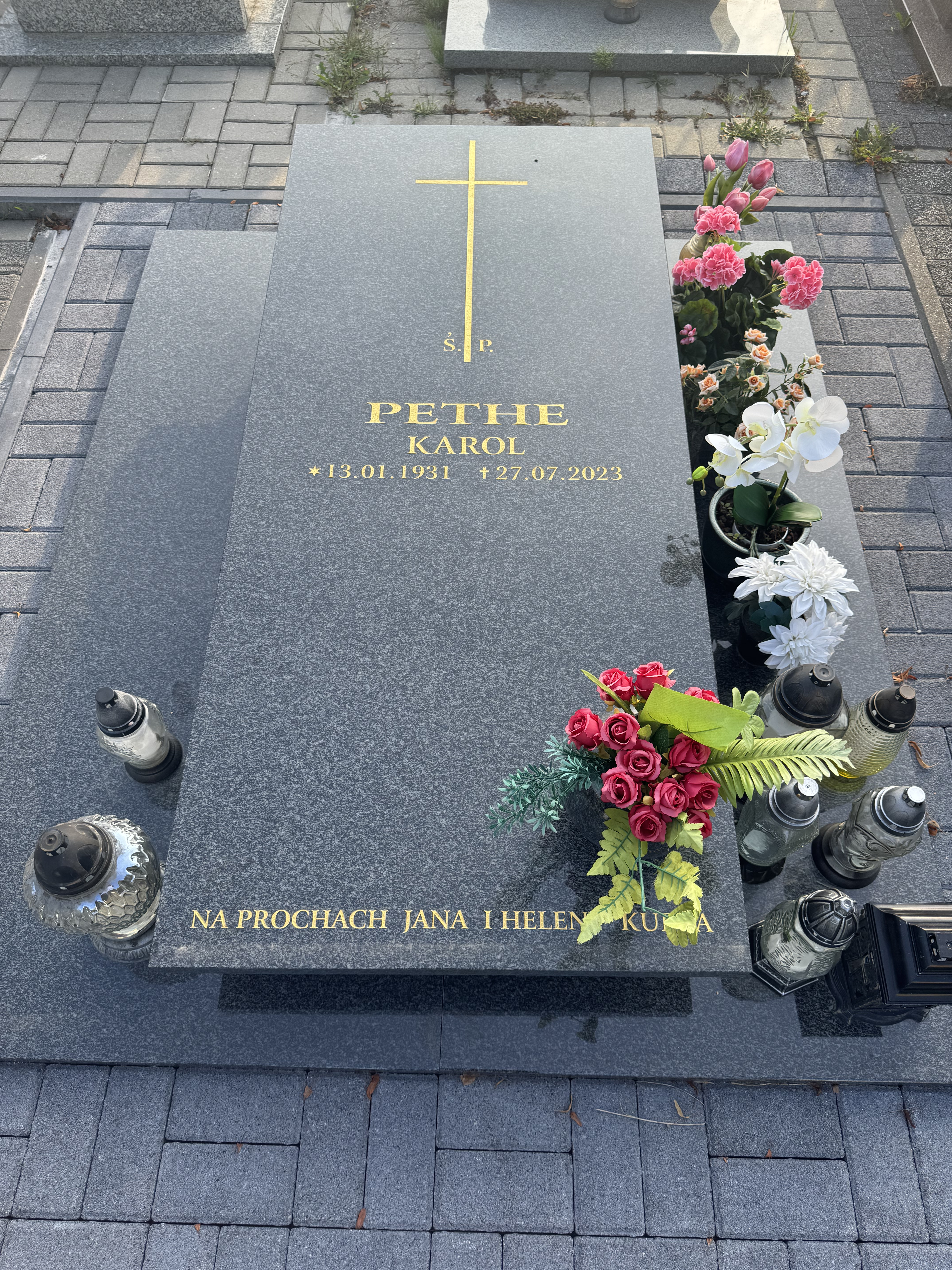 Karol Pethe 1931 Mysłowice NSPJ - Grobonet - Wyszukiwarka osób pochowanych