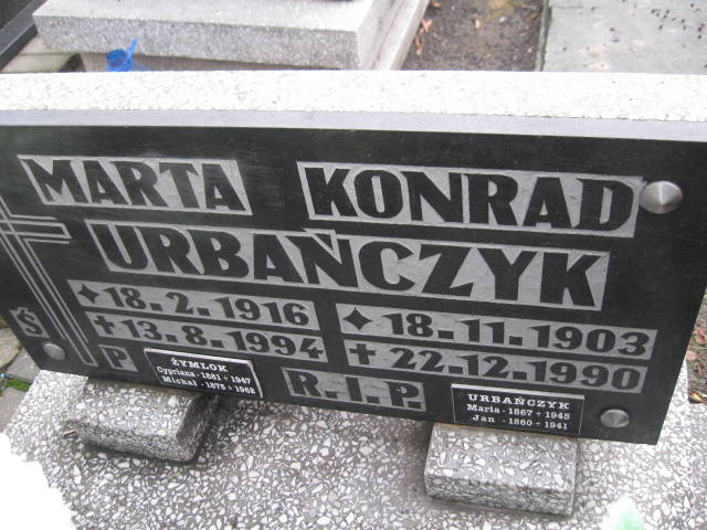 Konrad Urbańczyk 1903 Mysłowice NSPJ - Grobonet - Wyszukiwarka osób pochowanych