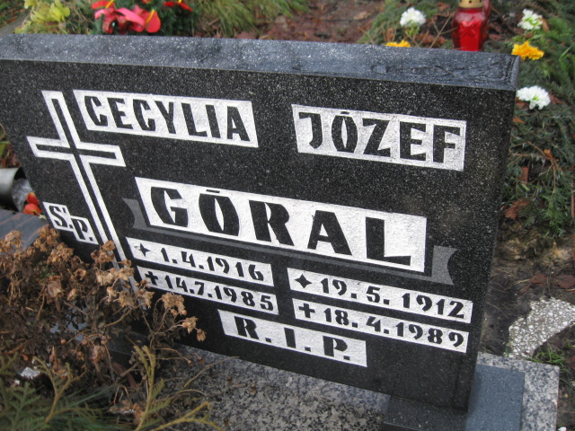 Cecylia Góral 1916 Mysłowice NSPJ - Grobonet - Wyszukiwarka osób pochowanych