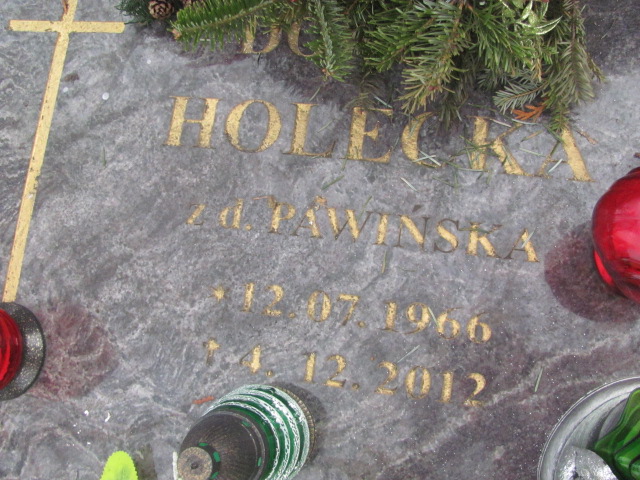 Dorota Holecka 1966 Mysłowice NSPJ - Grobonet - Wyszukiwarka osób pochowanych