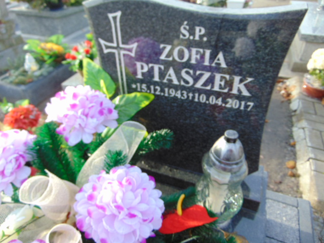 Zofia Ptaszek 1943 Mysłowice NSPJ - Grobonet - Wyszukiwarka osób pochowanych