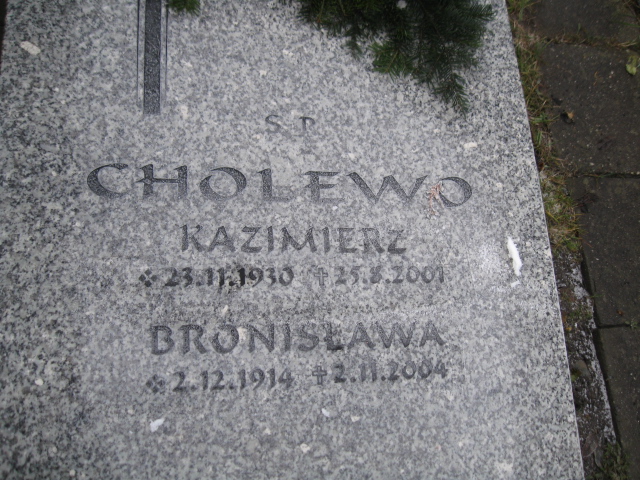 Kazimierz Cholewo 1930 Mysłowice NSPJ - Grobonet - Wyszukiwarka osób pochowanych
