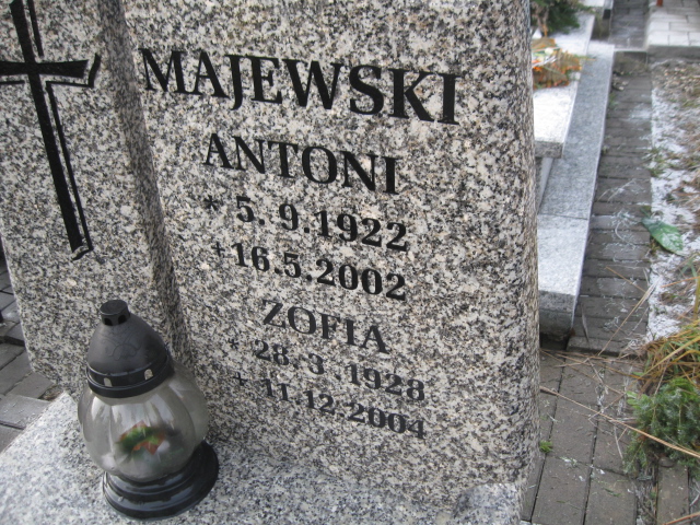 Antoni Majewski 1922 Mysłowice NSPJ - Grobonet - Wyszukiwarka osób pochowanych