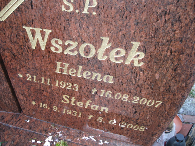 Helena Wszołek 1923 Mysłowice parafialny NSPJ - Grobonet - Wyszukiwarka osób pochowanych