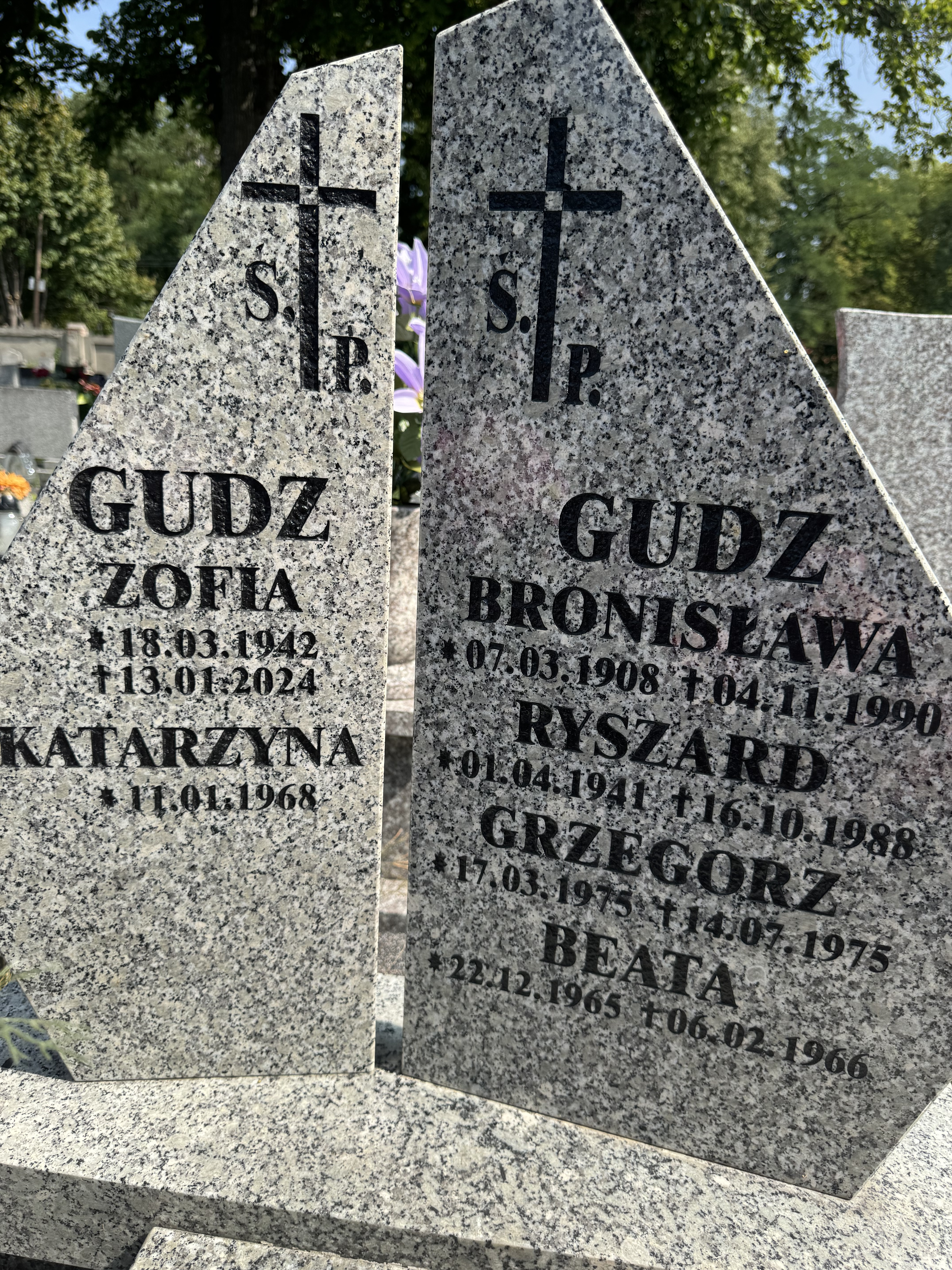 Beata Gudz 1965 Mysłowice NSPJ - Grobonet - Wyszukiwarka osób pochowanych