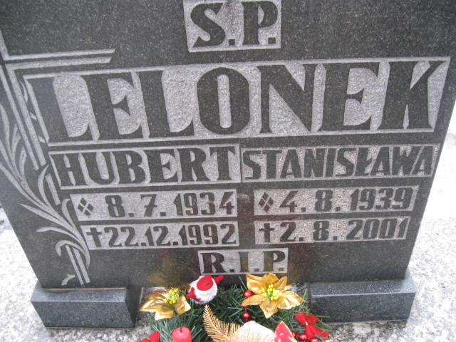 Hubert Lelonek 1934 Mysłowice NSPJ - Grobonet - Wyszukiwarka osób pochowanych