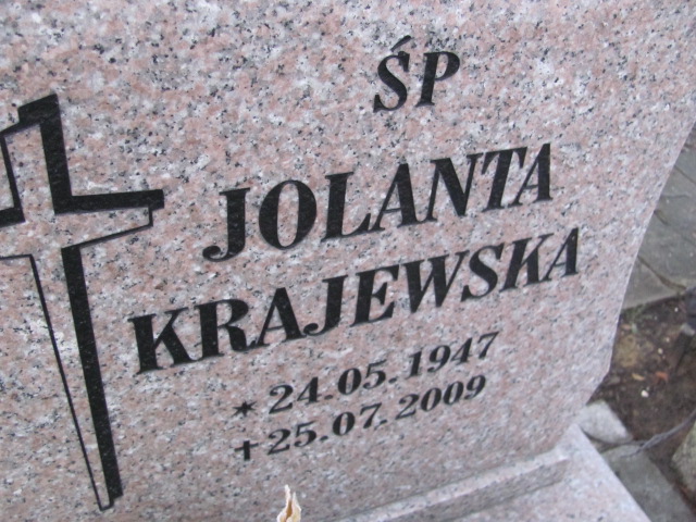 Jolanta Krajewska 1947 Mysłowice NSPJ - Grobonet - Wyszukiwarka osób pochowanych