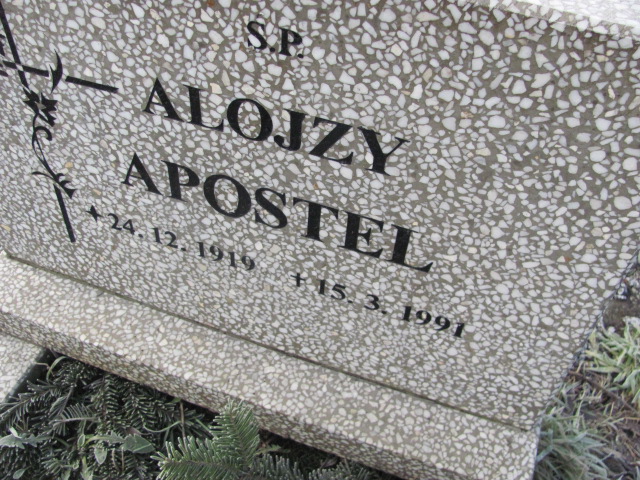 Alojzy Apostel 1919 Mysłowice NSPJ - Grobonet - Wyszukiwarka osób pochowanych
