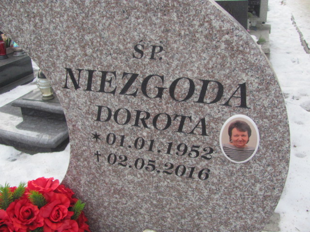 Dorota Niezgoda 1952 Mysłowice NSPJ - Grobonet - Wyszukiwarka osób pochowanych