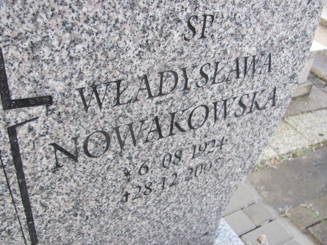 Grób Władysława Nowakowska