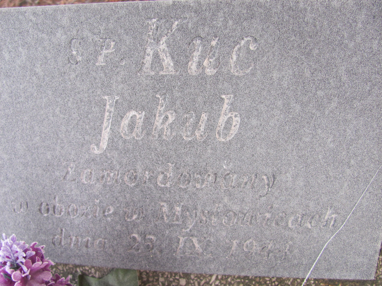 Jakub Kuc Mysłowice NSPJ - Grobonet - Wyszukiwarka osób pochowanych