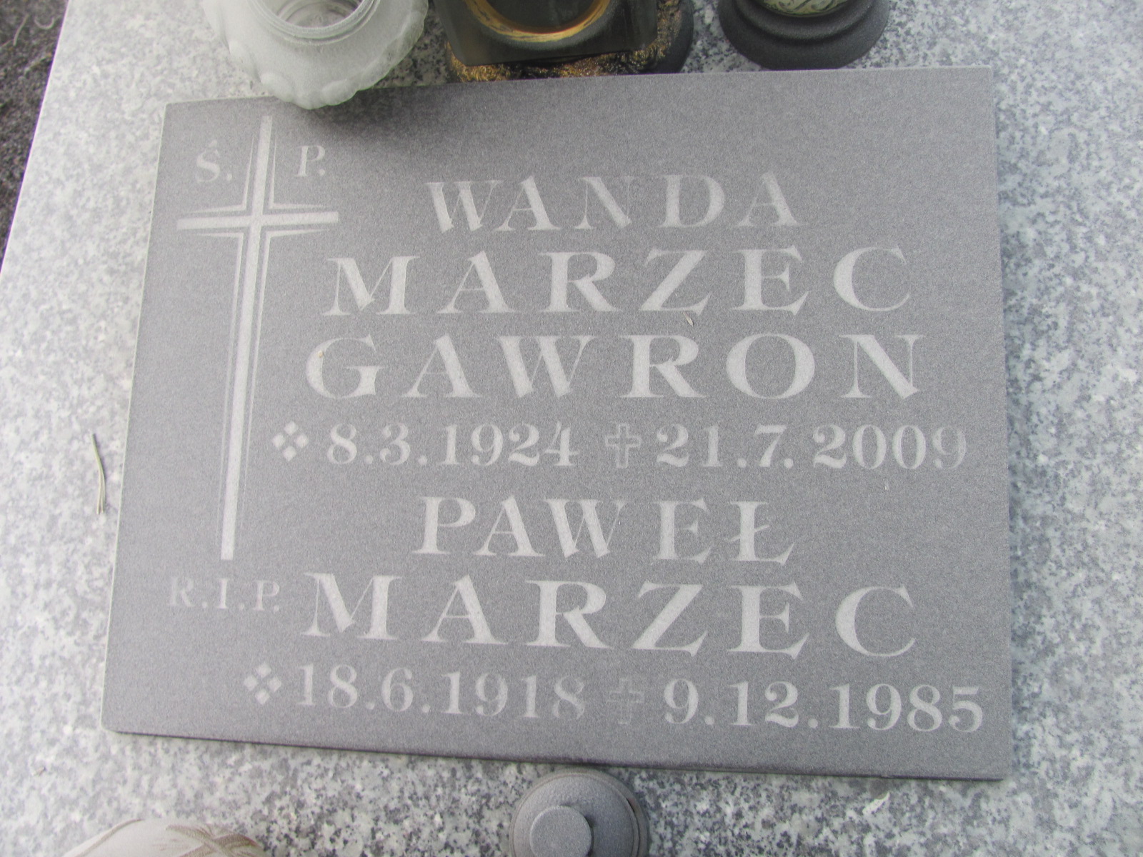 Wanda Marzec Gawron 1924 Mysłowice NSPJ - Grobonet - Wyszukiwarka osób pochowanych