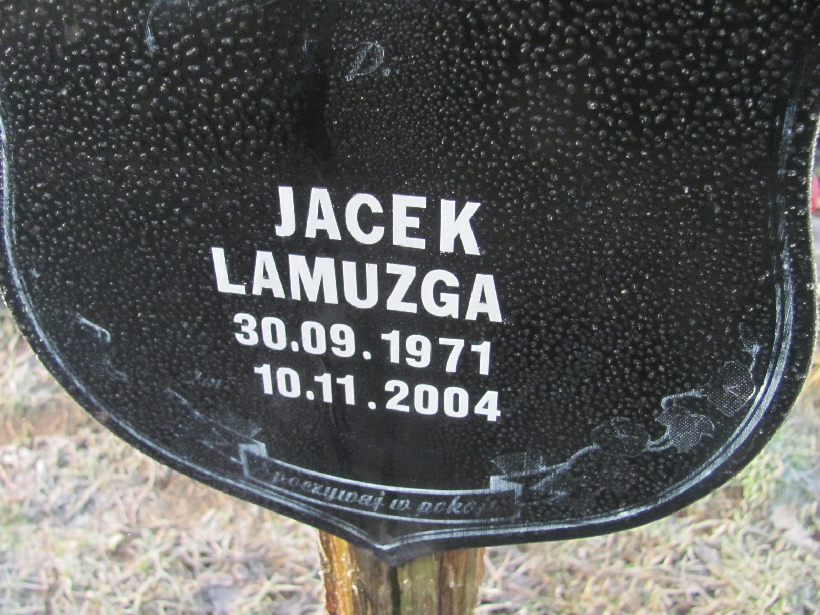 Jacek Lamuzga 1971 Mysłowice NSPJ - Grobonet - Wyszukiwarka osób pochowanych