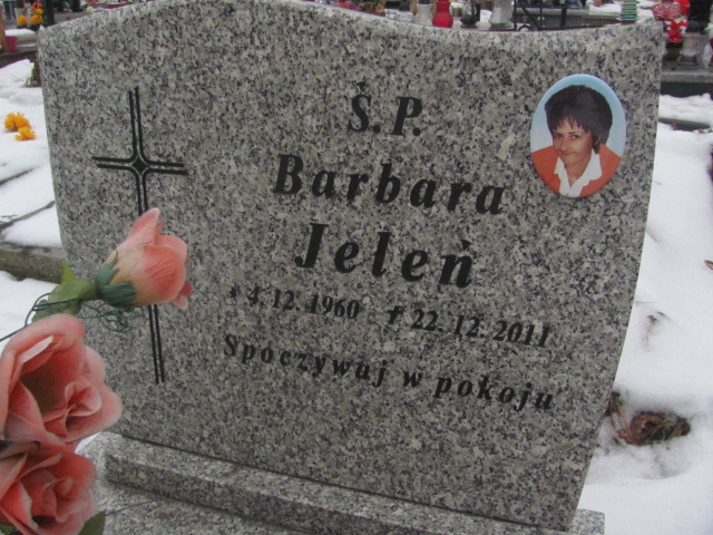 Barbara Jeleń 1960 Mysłowice NSPJ - Grobonet - Wyszukiwarka osób pochowanych
