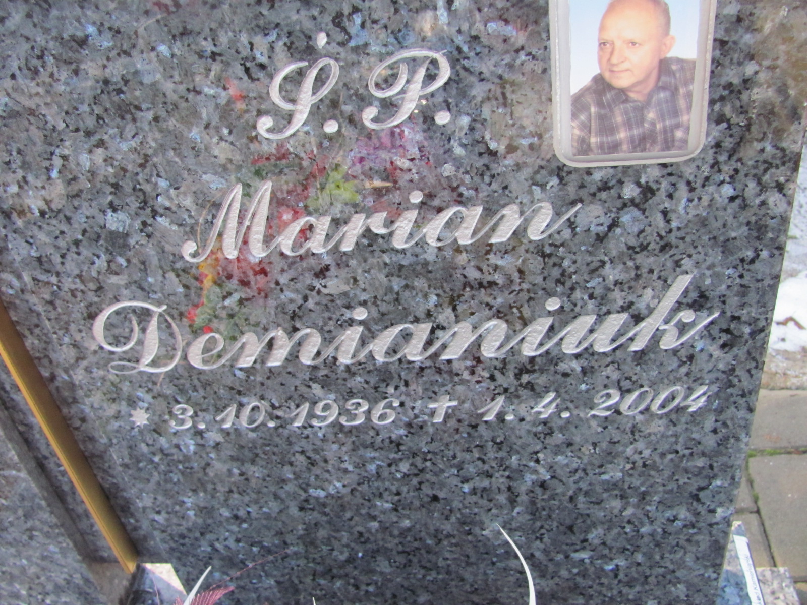 Marian Demianiuk 1936 Mysłowice NSPJ - Grobonet - Wyszukiwarka osób pochowanych