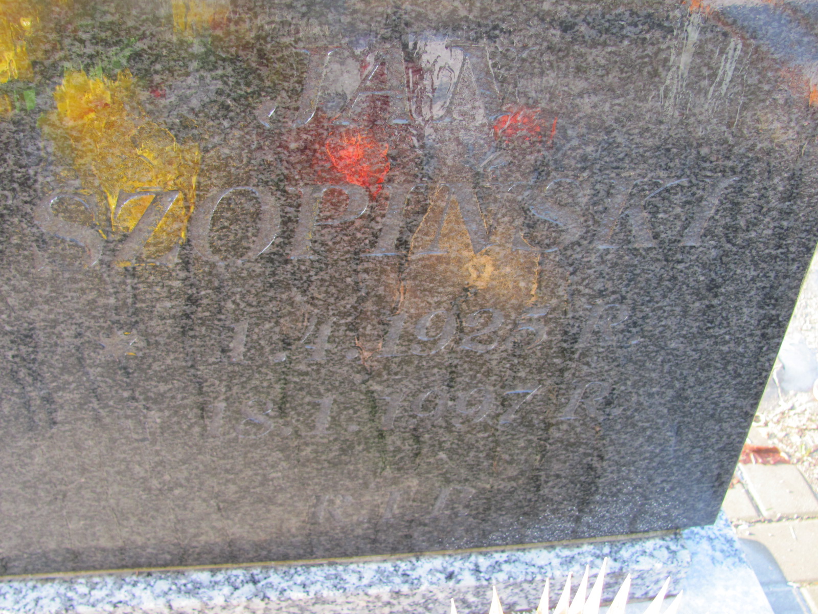 Jan Szopiński 1925 Mysłowice NSPJ - Grobonet - Wyszukiwarka osób pochowanych