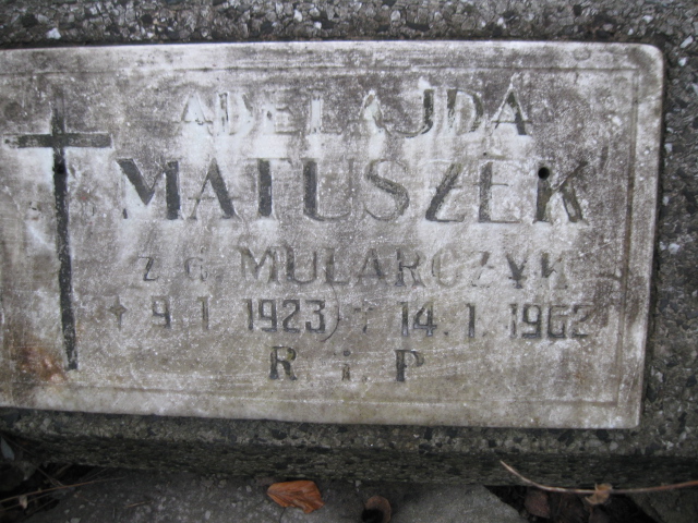 Adelajda Matuszek 1923 Mysłowice NSPJ - Grobonet - Wyszukiwarka osób pochowanych