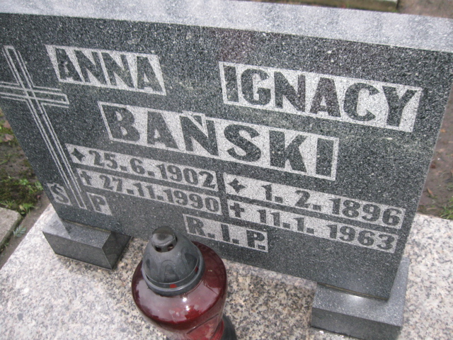 Ignacy Bański 1896 Mysłowice NSPJ - Grobonet - Wyszukiwarka osób pochowanych