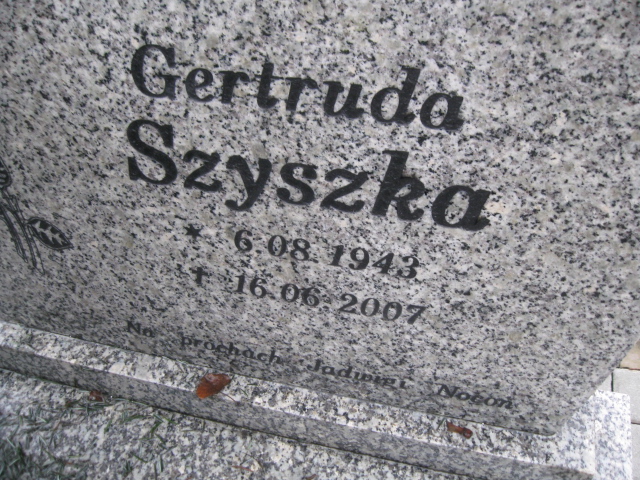 Grób Gertruda Szyszka