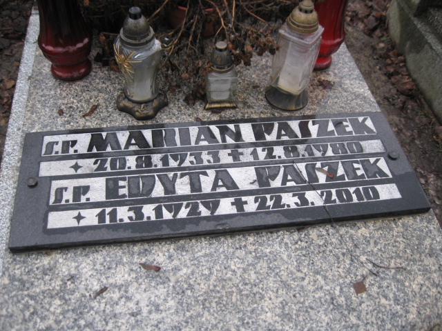 Edyta Paszek 1929 Mysłowice NSPJ - Grobonet - Wyszukiwarka osób pochowanych