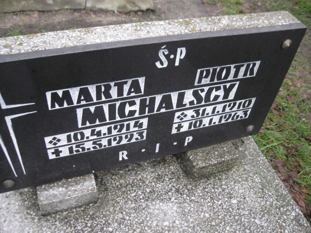 Piotr Michalski 1910 Mysłowice NSPJ - Grobonet - Wyszukiwarka osób pochowanych