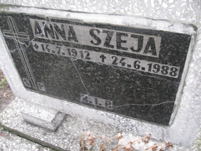 Anna Szeja 1912 Mysłowice NSPJ - Grobonet - Wyszukiwarka osób pochowanych