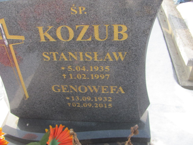 Stanisław Kozub 1935 Mysłowice NSPJ - Grobonet - Wyszukiwarka osób pochowanych