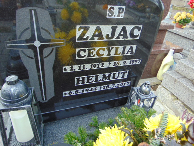 Grób Helmut Zając