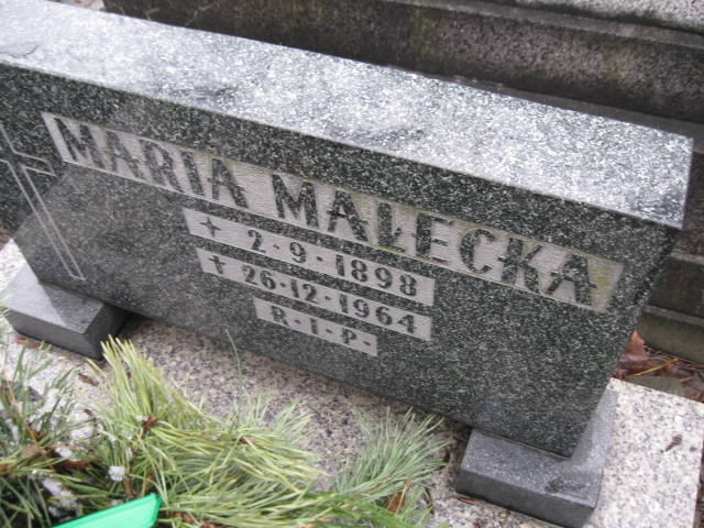 Maria Małecka 1898 Mysłowice NSPJ - Grobonet - Wyszukiwarka osób pochowanych