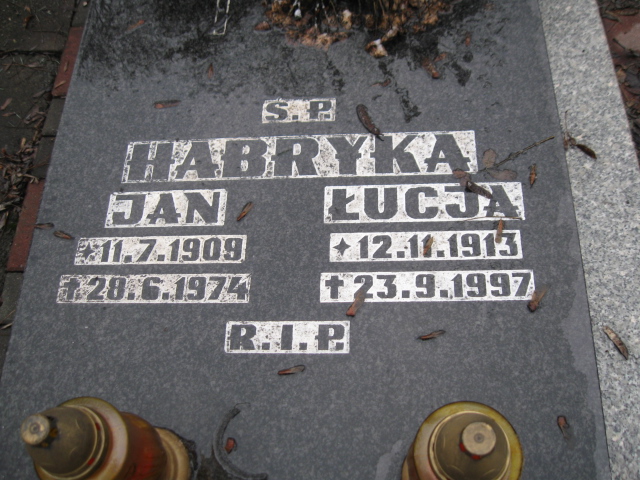Maria Habryka 1941 Mysłowice NSPJ - Grobonet - Wyszukiwarka osób pochowanych