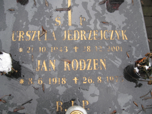 Jan Rodzeń 1918 Mysłowice NSPJ - Grobonet - Wyszukiwarka osób pochowanych