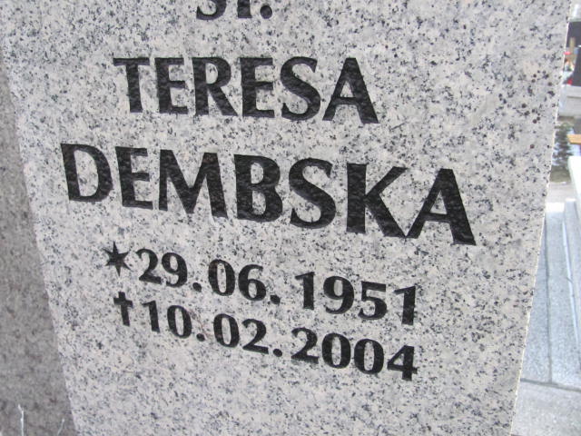 Jan Dembski 1949 Mysłowice NSPJ - Grobonet - Wyszukiwarka osób pochowanych