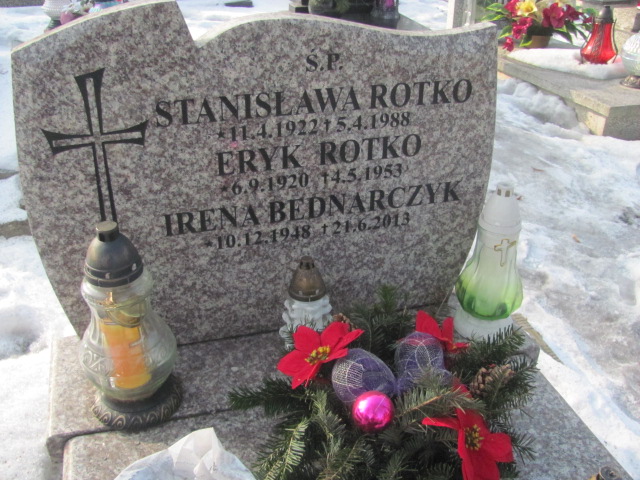 Stanisława Rotko 1922 Mysłowice NSPJ - Grobonet - Wyszukiwarka osób pochowanych