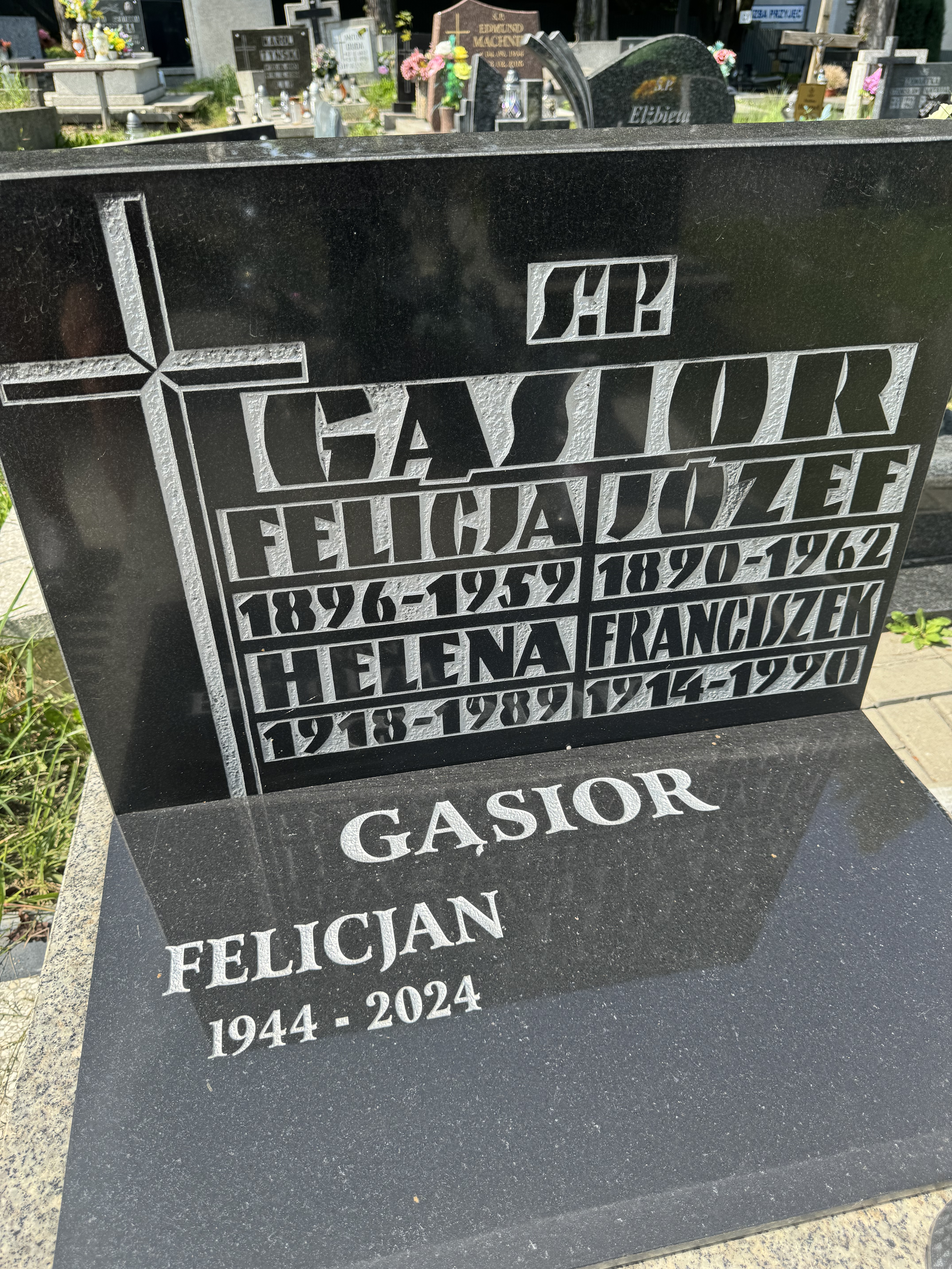 Felicjan Gąsior 1944 Mysłowice NSPJ - Grobonet - Wyszukiwarka osób pochowanych