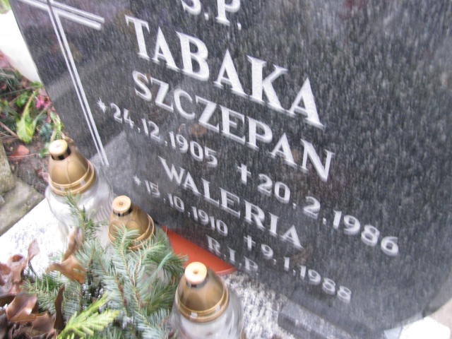 Szczepan Tabaka 1905 Mysłowice NSPJ - Grobonet - Wyszukiwarka osób pochowanych