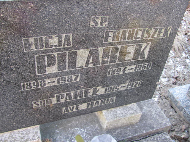 Franciszek Pilarek 1894 Mysłowice NSPJ - Grobonet - Wyszukiwarka osób pochowanych